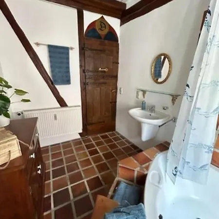 בית נופש Gemuetliches Scheunenfachwerkhaus Nahe Frankfurt Mit Glasfaser Und Klima