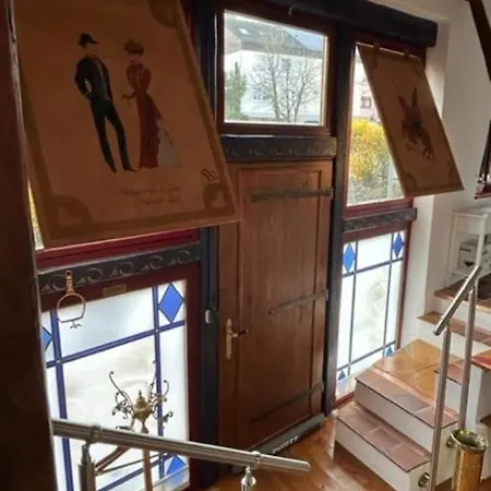 בית נופש Gemuetliches Scheunenfachwerkhaus Nahe Frankfurt Mit Glasfaser Und Klima באד סודן אם טאונוס