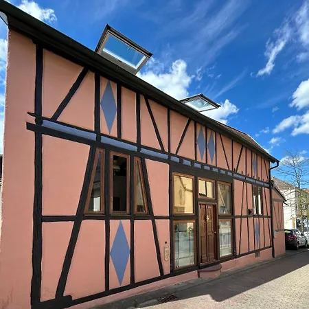 Casa de Férias Gemuetliches Scheunenfachwerkhaus Nahe Frankfurt Mit Glasfaser Und Klima