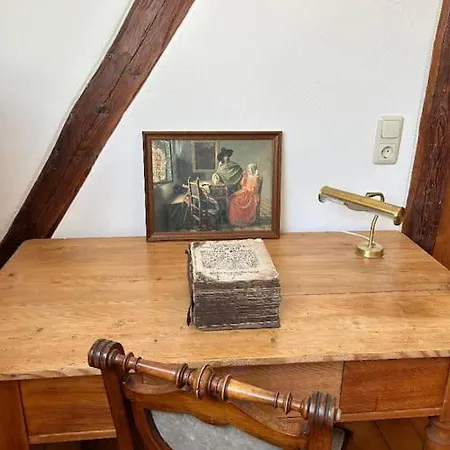 Gemuetliches Scheunenfachwerkhaus Nahe Frankfurt Mit Glasfaser Und Klima בית נופש