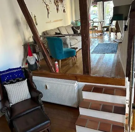 Casa de Férias Gemuetliches Scheunenfachwerkhaus Nahe Frankfurt Mit Glasfaser Und Klima *