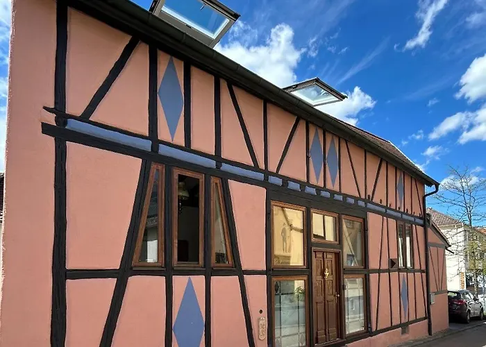 Casa de Férias Gemuetliches Scheunenfachwerkhaus Nahe Frankfurt Mit Glasfaser Und Klima