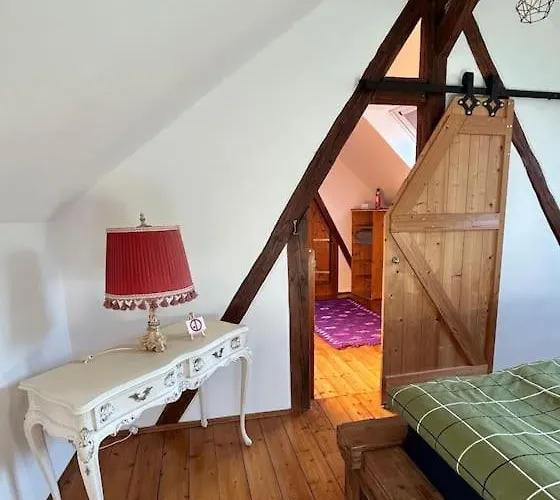 Casa de Férias Gemuetliches Scheunenfachwerkhaus Nahe Frankfurt Mit Glasfaser Und Klima